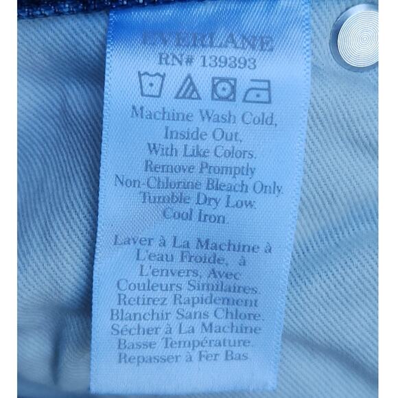 Everlane Jeans Women's 33"x25.5" The Summer Slouch Button Fly Straight Tapered - Picture 7 of 8